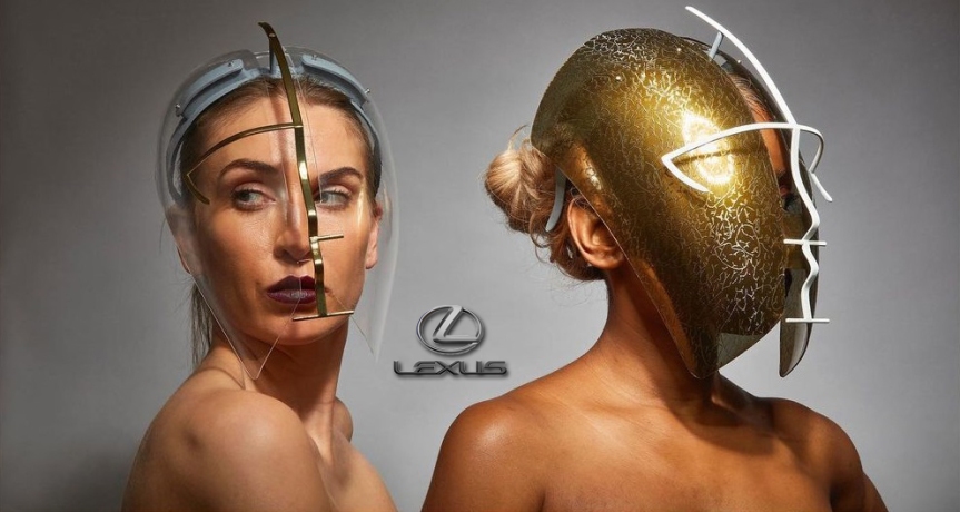 Lexus collaborates with Tosin Oshinowon and Ghanian artist Chrissa Amuah to develop an unusual conceptual design.